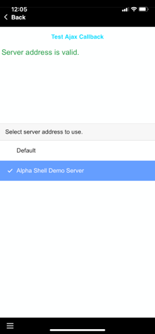 Alpha Shell - Validating Server Address
