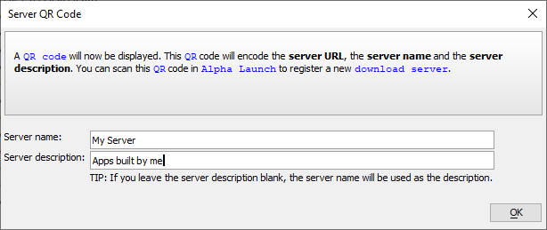 Server QR Code